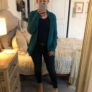 Oversized Teal Sweater